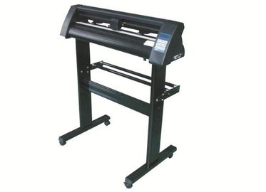 630mm Black Sign Cutter Plotter Aluminum Roller Sticker Cutting Machine With Step Motor