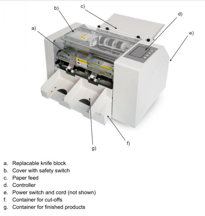 320mm Lable Die Cut Sticker Printer And Cutter Machine For Business Card